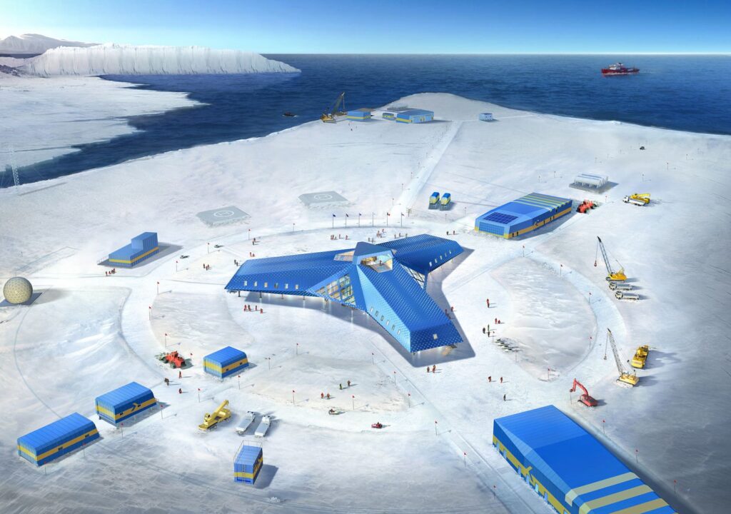 construir en la Antártida